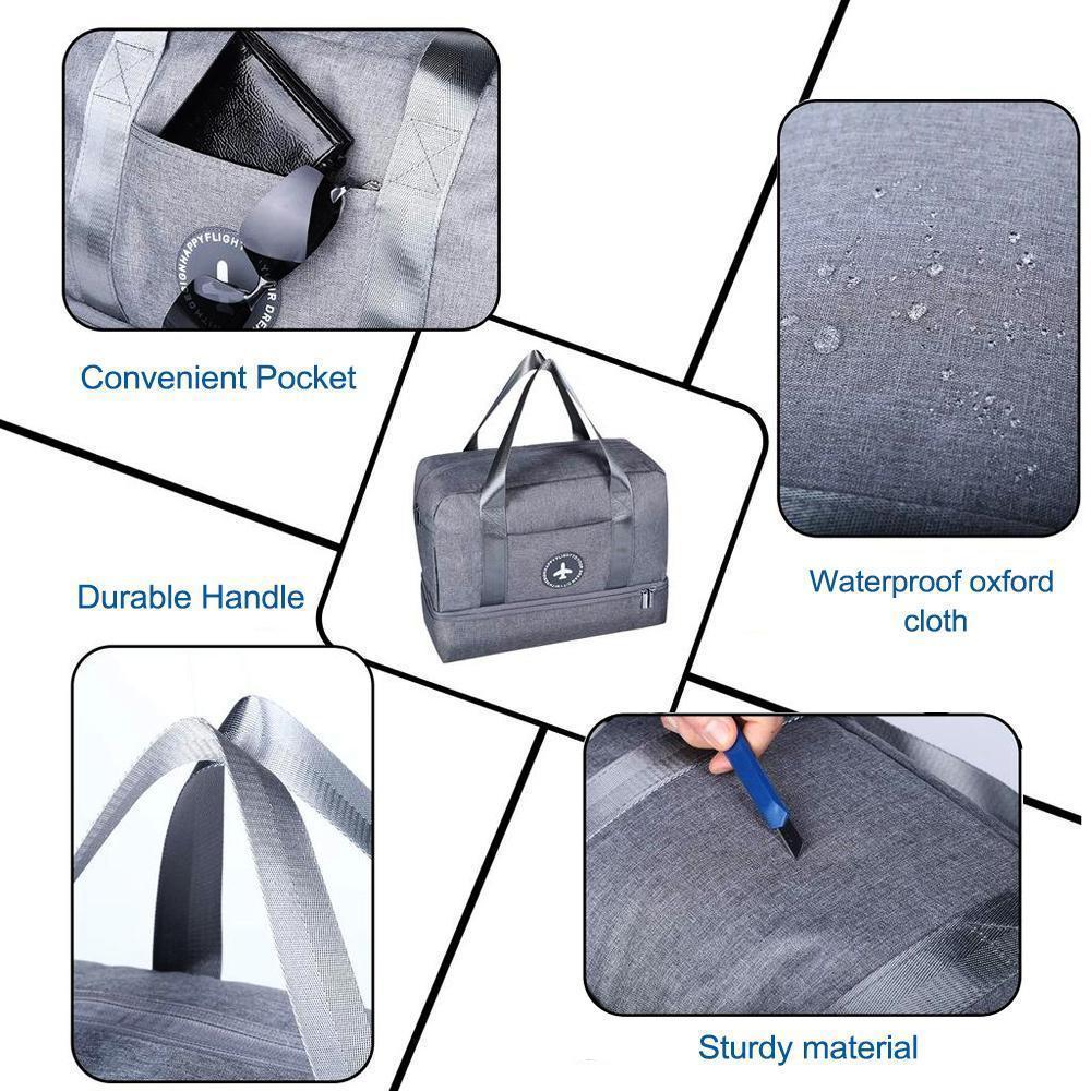 Versatile Wet-Dry Weekender Duffle Bag