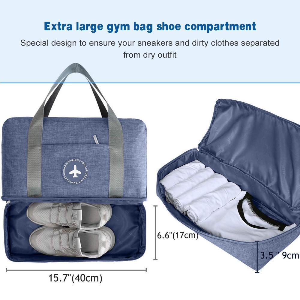 Versatile Wet-Dry Weekender Duffle Bag