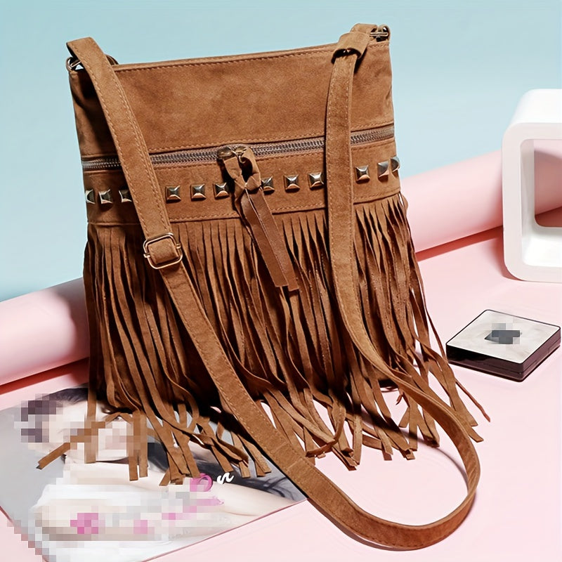 Renata | Vintage Fringe Crossbody Bag