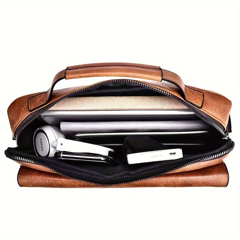 Hugo | Stylish Leather Small Crossbody Messenger Bag