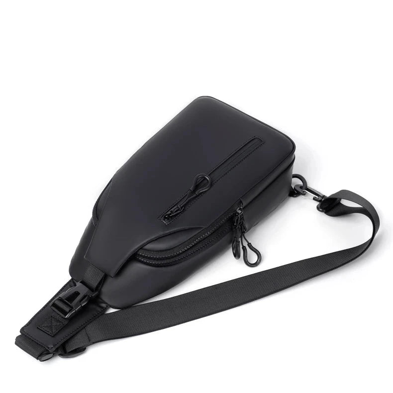 Ash | Waterproof Travel Crossbody Sling Bag With USB Port