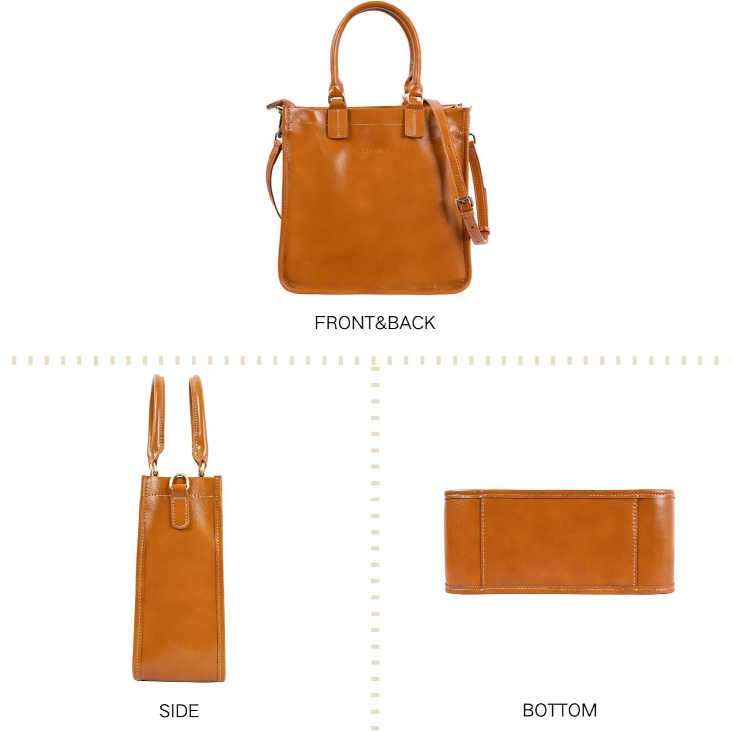 Emma | Vintage Square Crossbody Sling Handbag