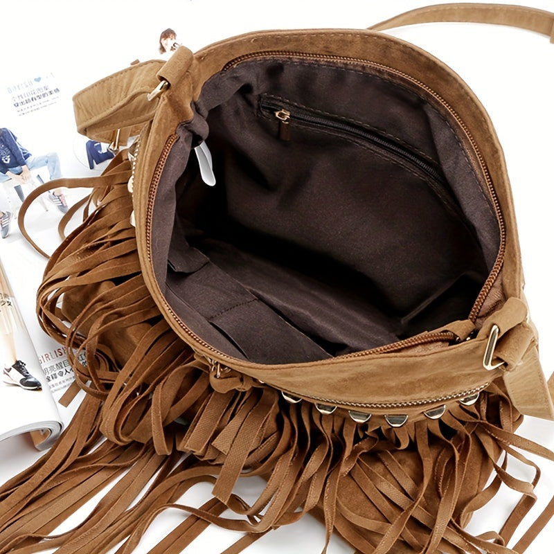 Renata | Vintage Fringe Crossbody Bag