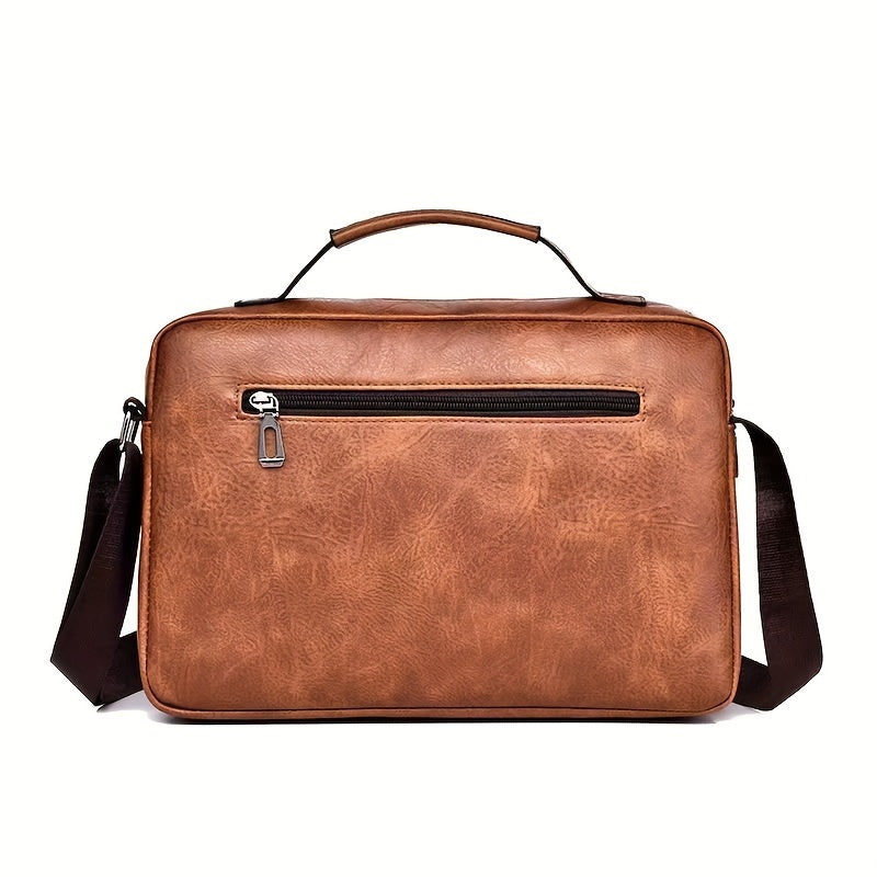 Hugo | Stylish Leather Small Crossbody Messenger Bag