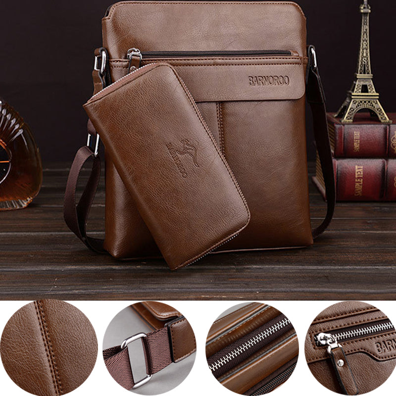 Maverick | Classic Anti-Theft Leather Crossbody Bag