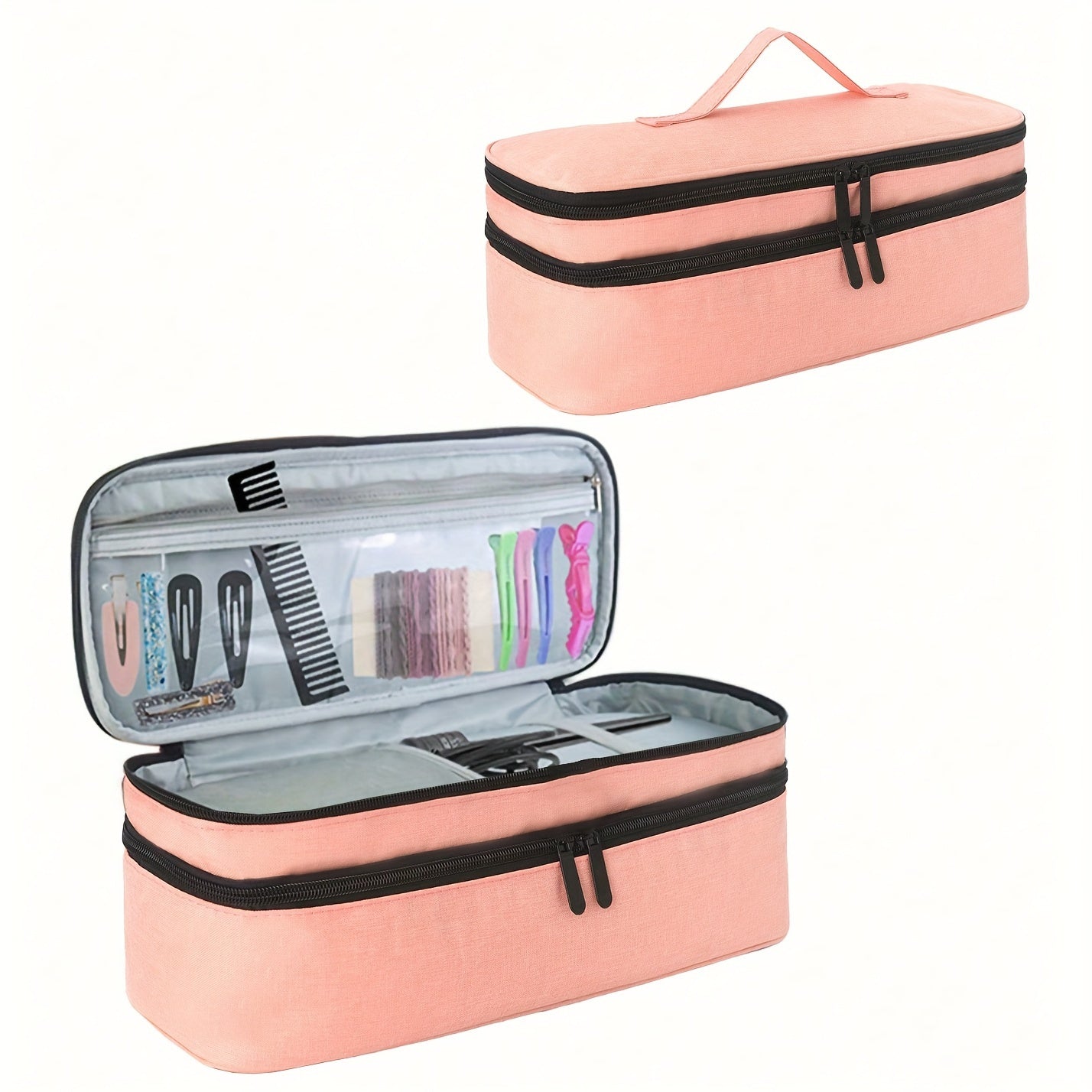 Double-Layer Travel Toiletry Organiser