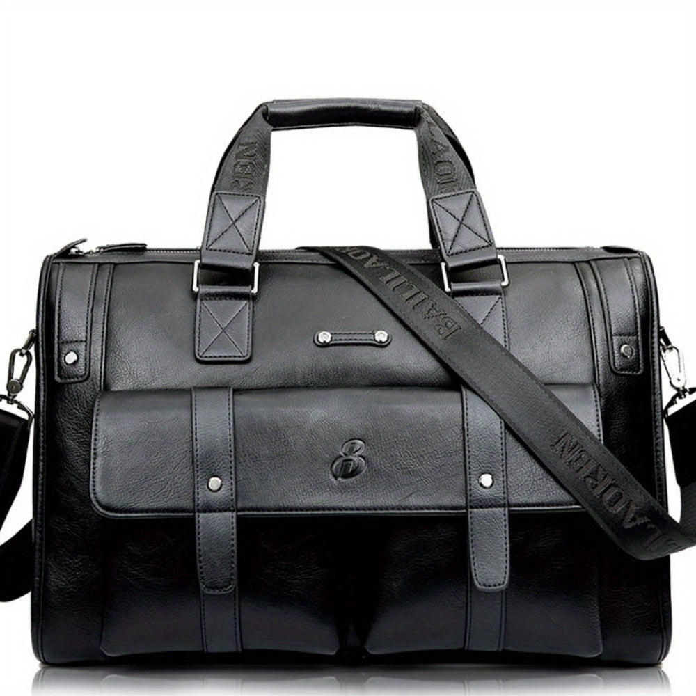 Dario | Leather Crossbody Laptop Travel Messenger Bag