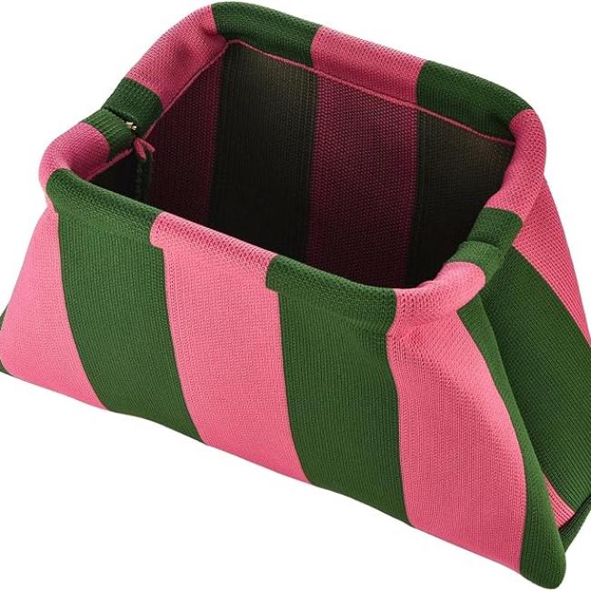 Lila | Striped Summer Makeup Cosmetic Clutch Bag