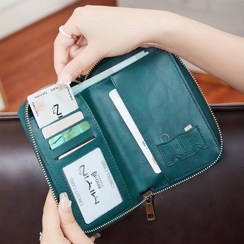 Lucas | RFID Blocking Passport Holder Travel Wallet with Wrist Strap