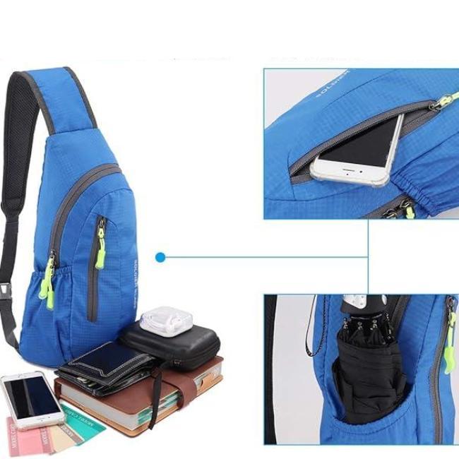 Strider | Waterproof Lightweight Nylon Crossbody Sling Travel Bag for Active Use