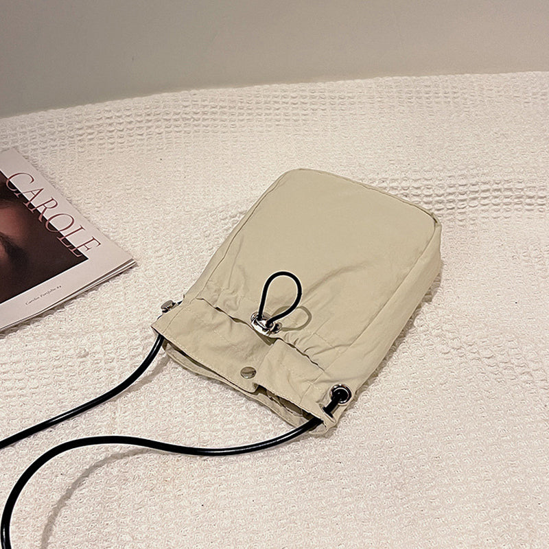 Olivia | Compact Drawstring Crossbody Bag