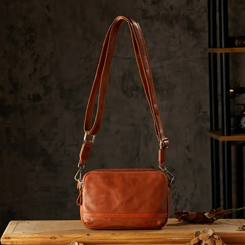 Noah | Retro Genuine Leather Crossbody Sling Bag