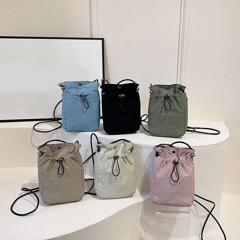 Olivia | Compact Drawstring Crossbody Bag