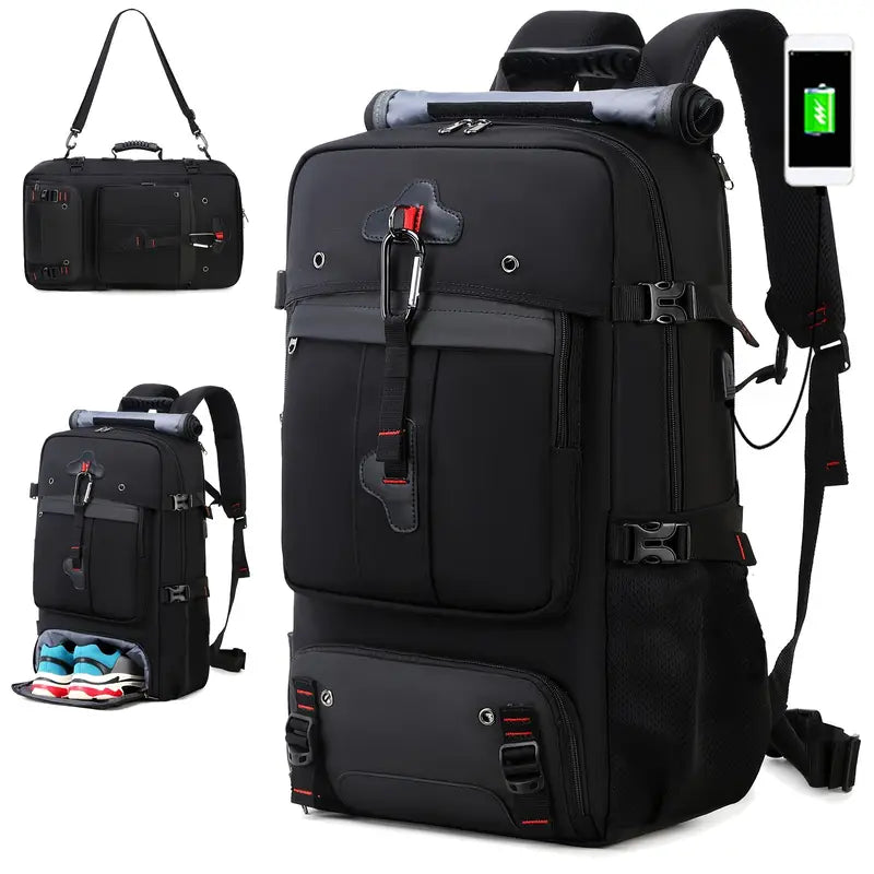 Damon | Men's Large-Capacity Waterproof Travel Backpack