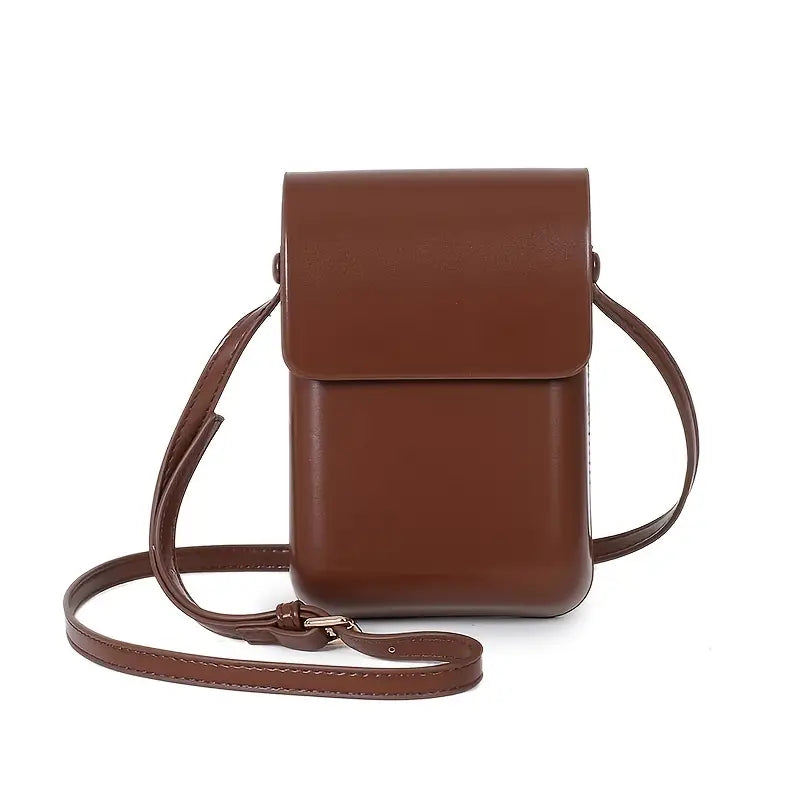 Emma | Minimalist PU Leather Small Crossbody Purse Handbag