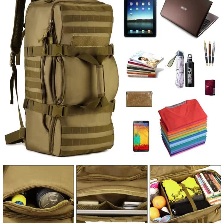 Levi | 60L Tactical Military Travel Rucksack Large Backpack