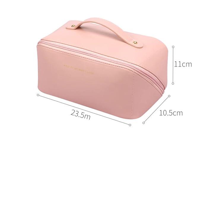 Yasmin | Women's Multi-Functional PU Leather Cosmetic Makeup Toiletry Bag