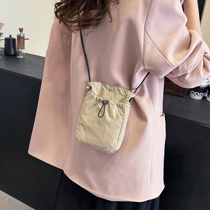 Olivia | Compact Drawstring Crossbody Bag