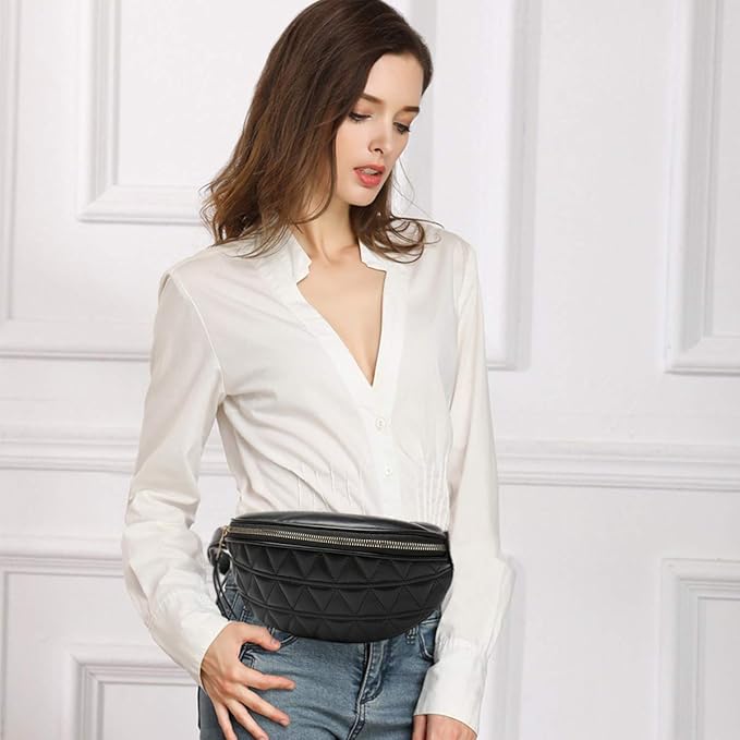 Ava | Women's Quilted Fashion Crossbody Bum Bag