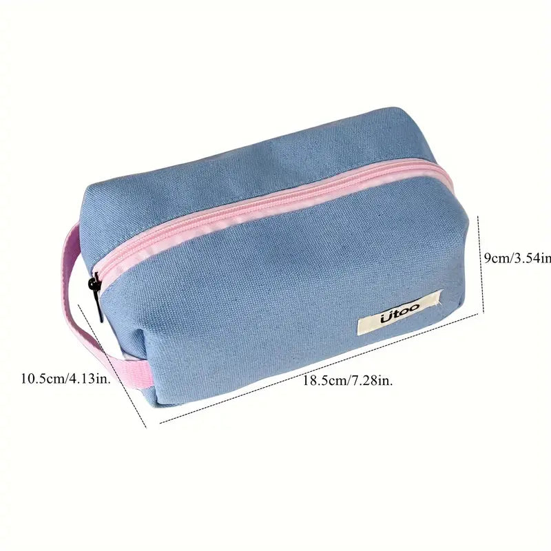 Liliana | Canvas Cosmetic Makeup Bag