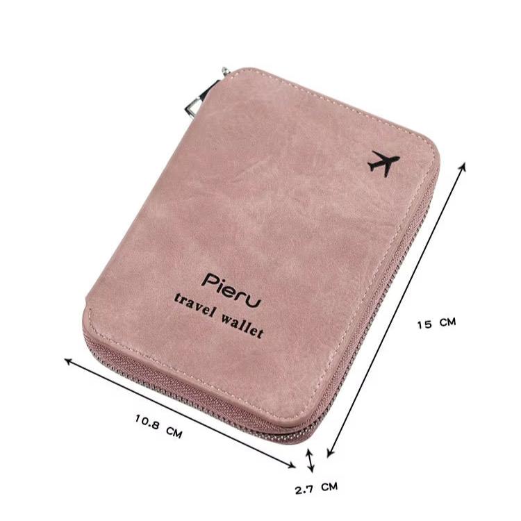 Evelyn | RFID Blocking Passport Holder Travel Wallet