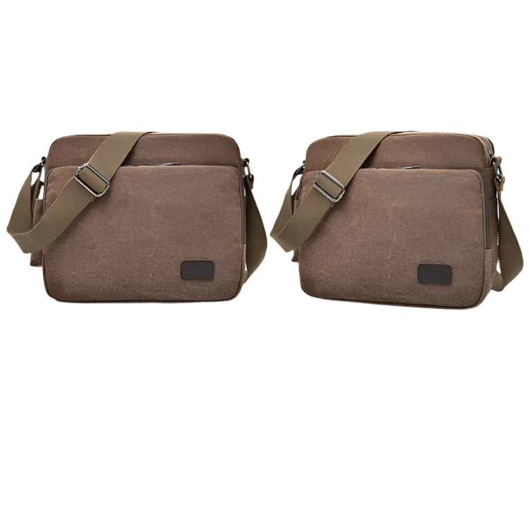 Liam | Men's Canvas Crossbody Messenger Travel Bag