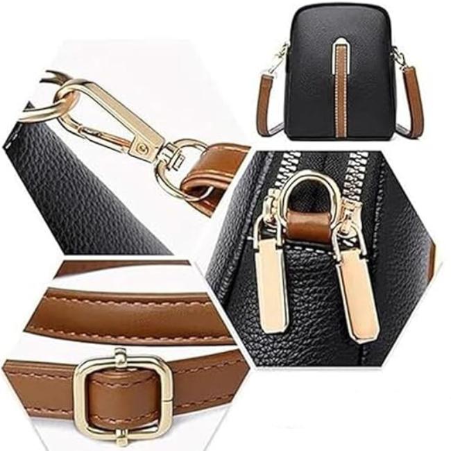 Ally | Retro Mini Leather Crossbody Sling Bag