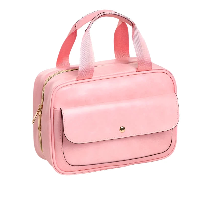 Luna | Hanging PU Leather Cosmetic Toiletry Bag