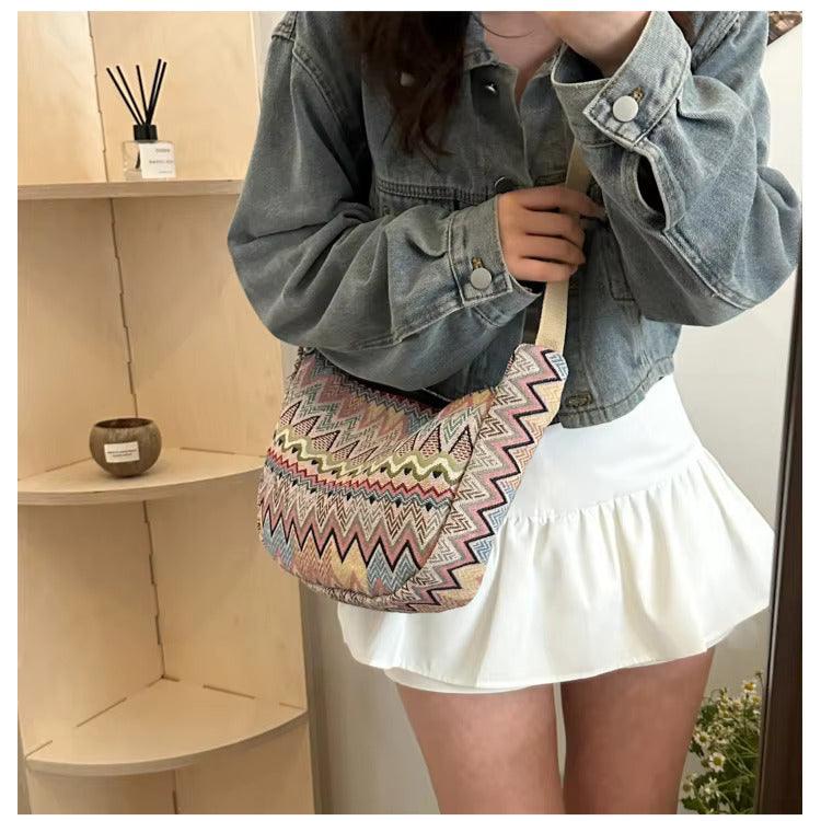 Luna | Women's Bohemian Canvas Crossbody Messenger Bag