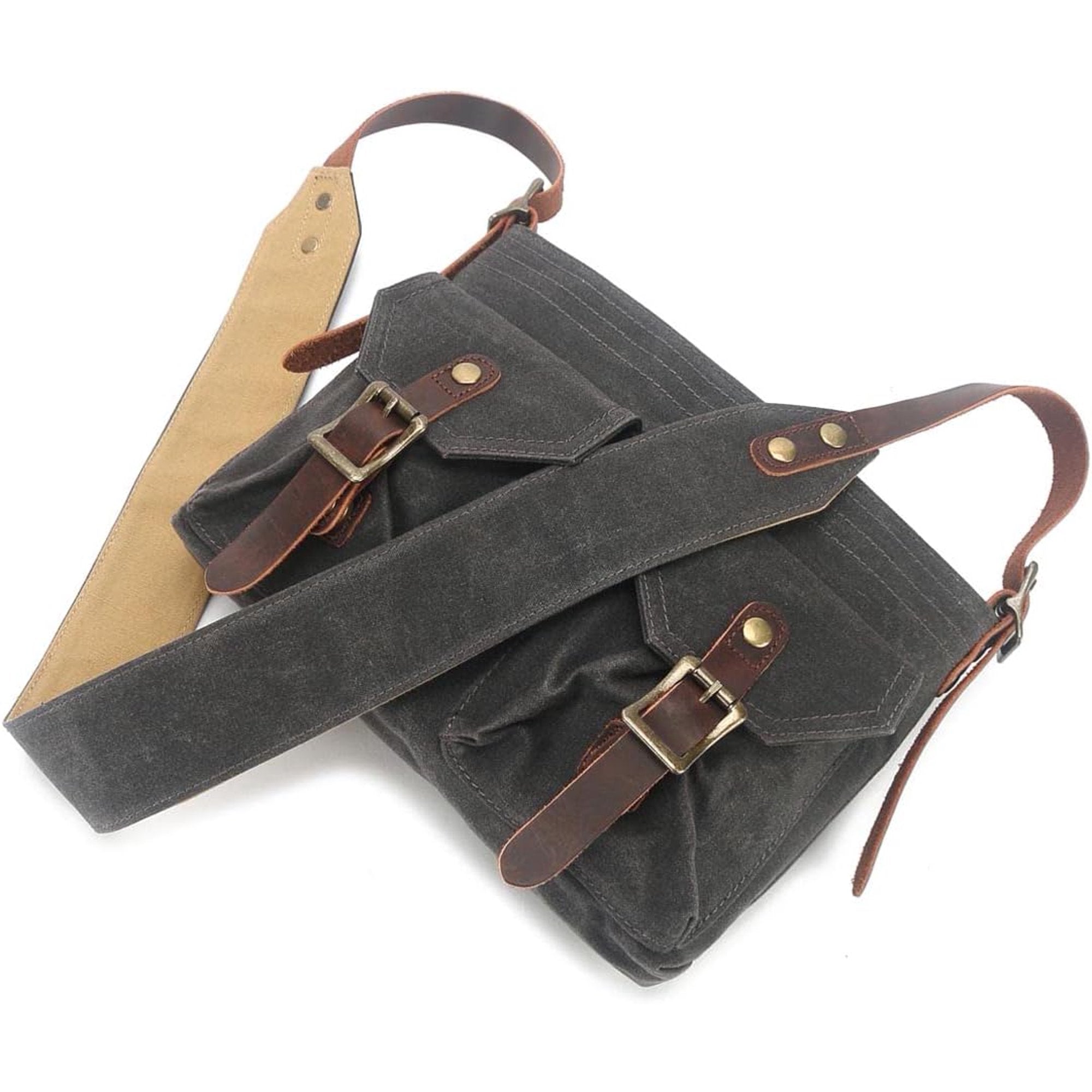 Oliver | Vintage Canvas Crossbody Messenger Bag