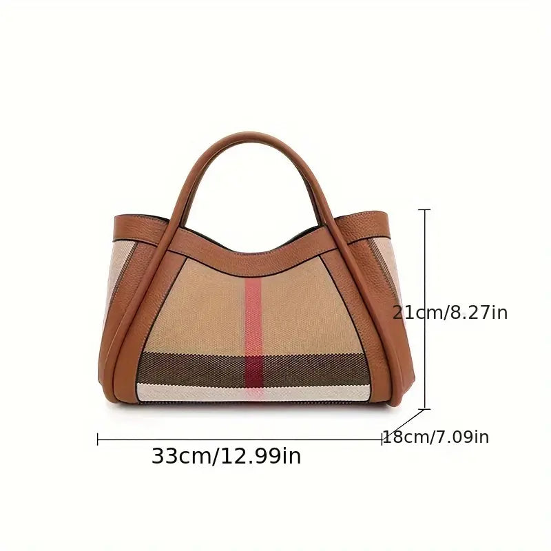 Emma | Women's Leather Patchwork Large Crossbody Handbag