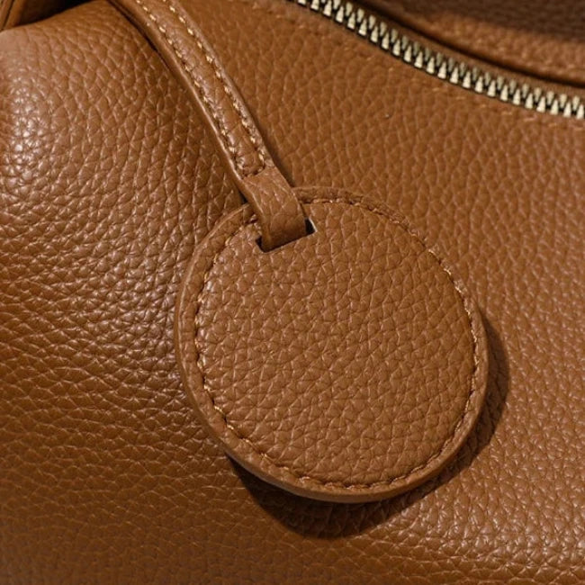 Ava | Women's Classic Boston Leather Crossbody Handbag