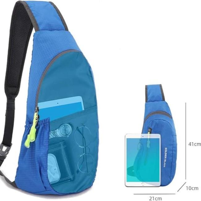 Strider | Waterproof Lightweight Nylon Crossbody Sling Travel Bag for Active Use