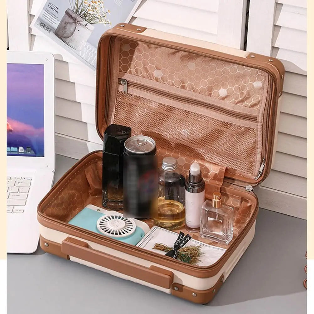 Clara | Chic Retro Travel Makeup Cosmetic Toiletry Bag Case