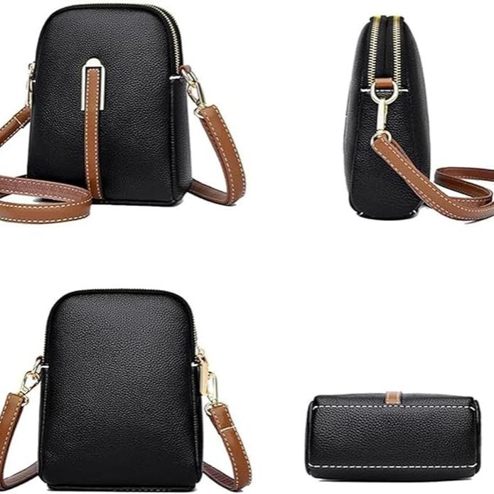 Ally | Retro Mini Leather Crossbody Sling Bag