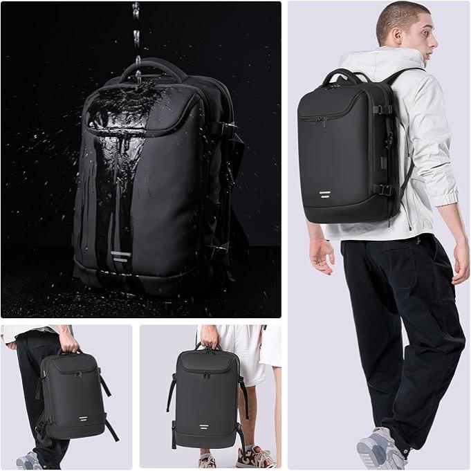 Elliott | Expandable Flight-Approved Large Travel Rucksack Laptop Backpack