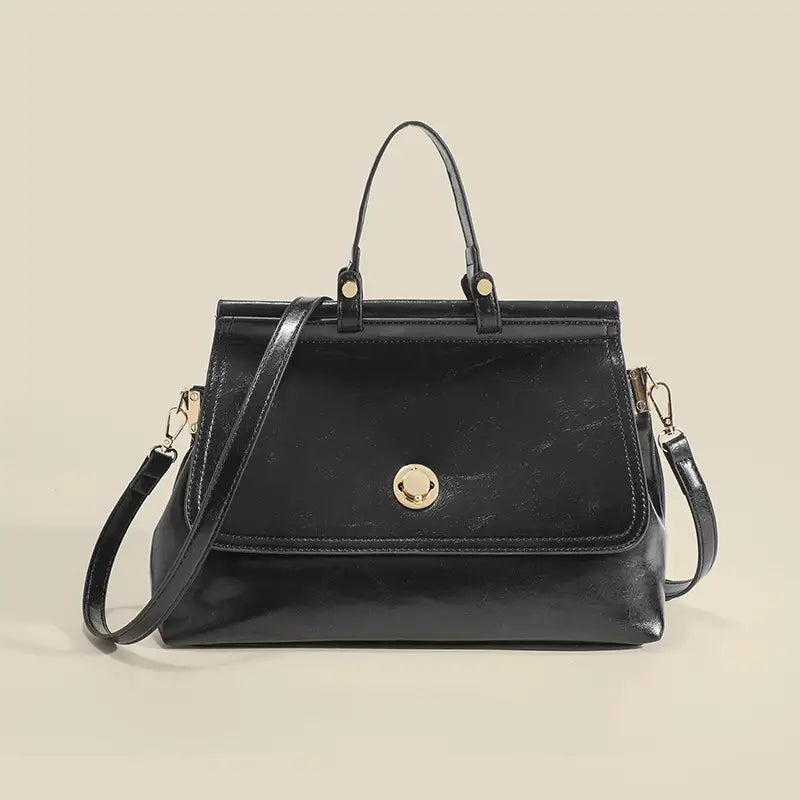 Ann | Women's Chic Vintage Faux Leather Crossbody Messenger Handbag