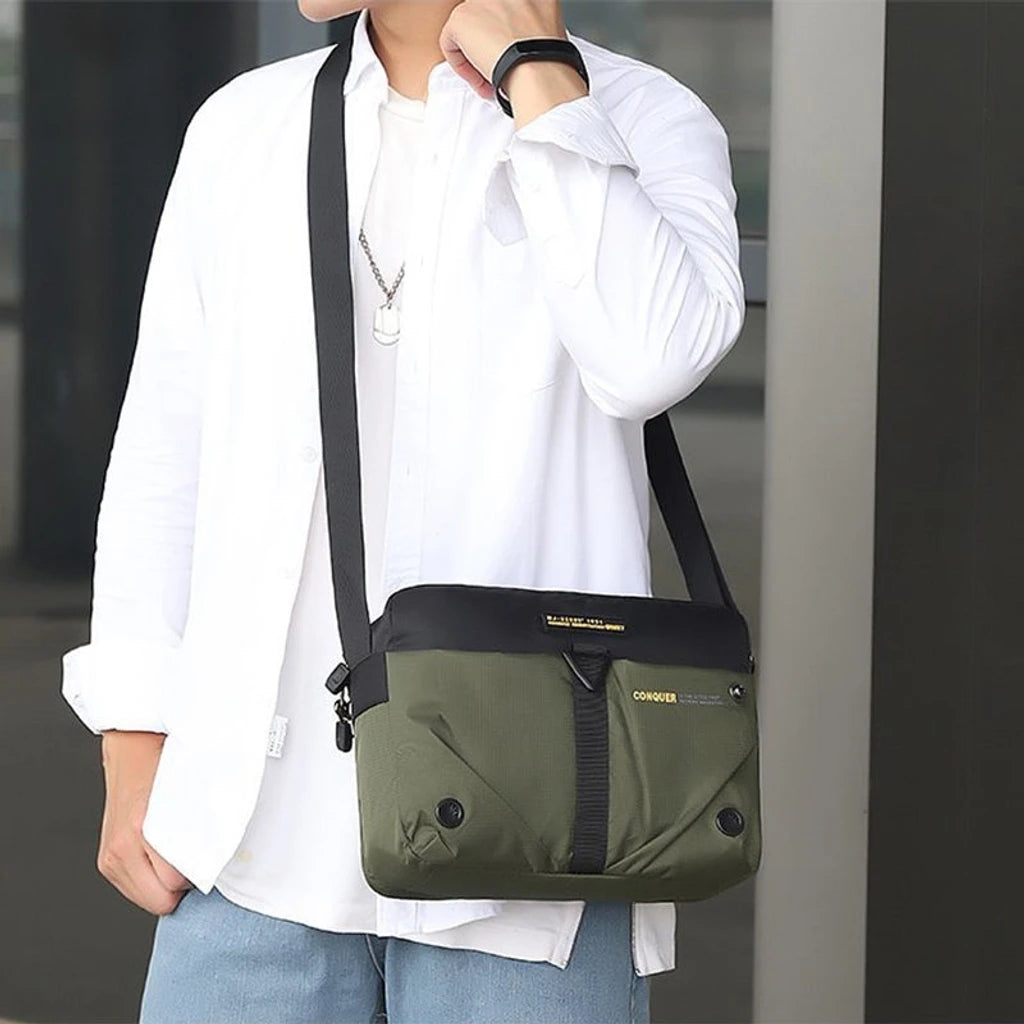 Enzo | Anti-Theft Crossbody Messenger Bag