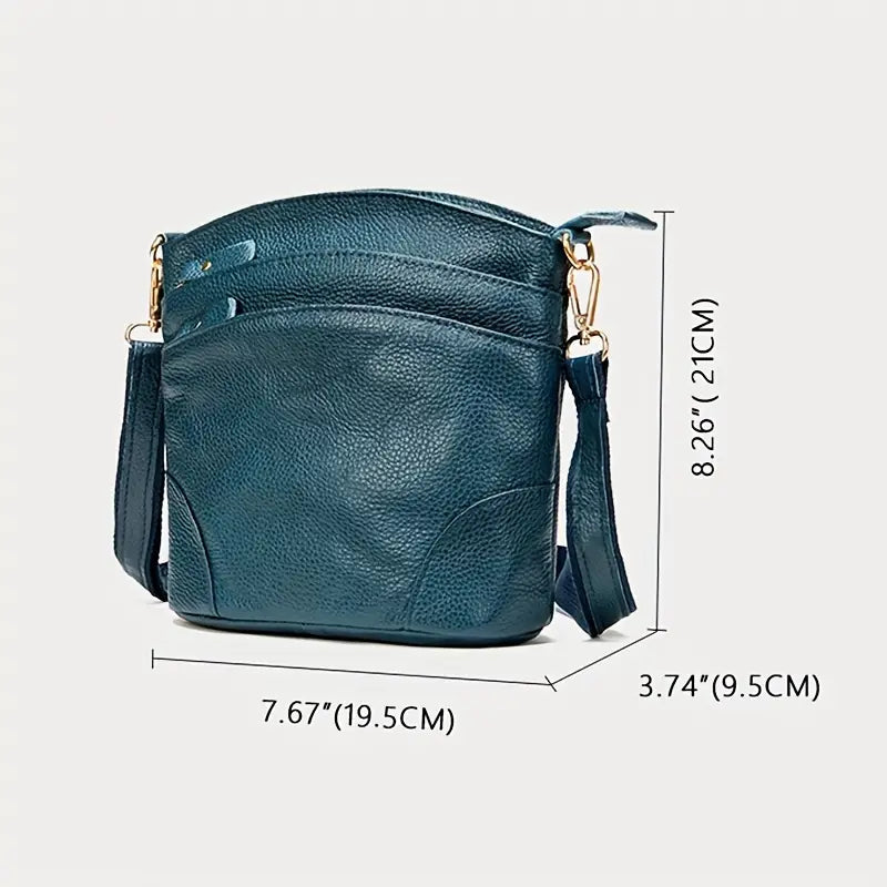 Grace | Vintage Leather Large Crossbody Sling Bag