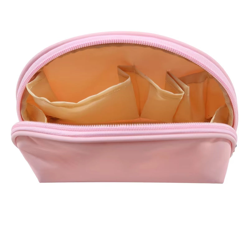 Peyton | Waterproof Half Moon Cosmetic Makeup Bag