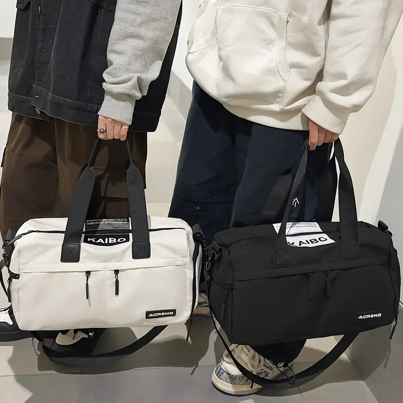 Versatile Weekender Duffle Bag with Shoe Compartment