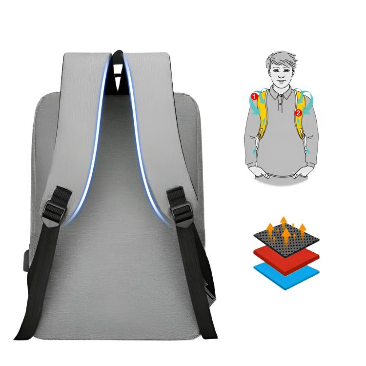 Leo | Sports Hiking Travel Rucksack Laptop Backpack with USB Charging Port