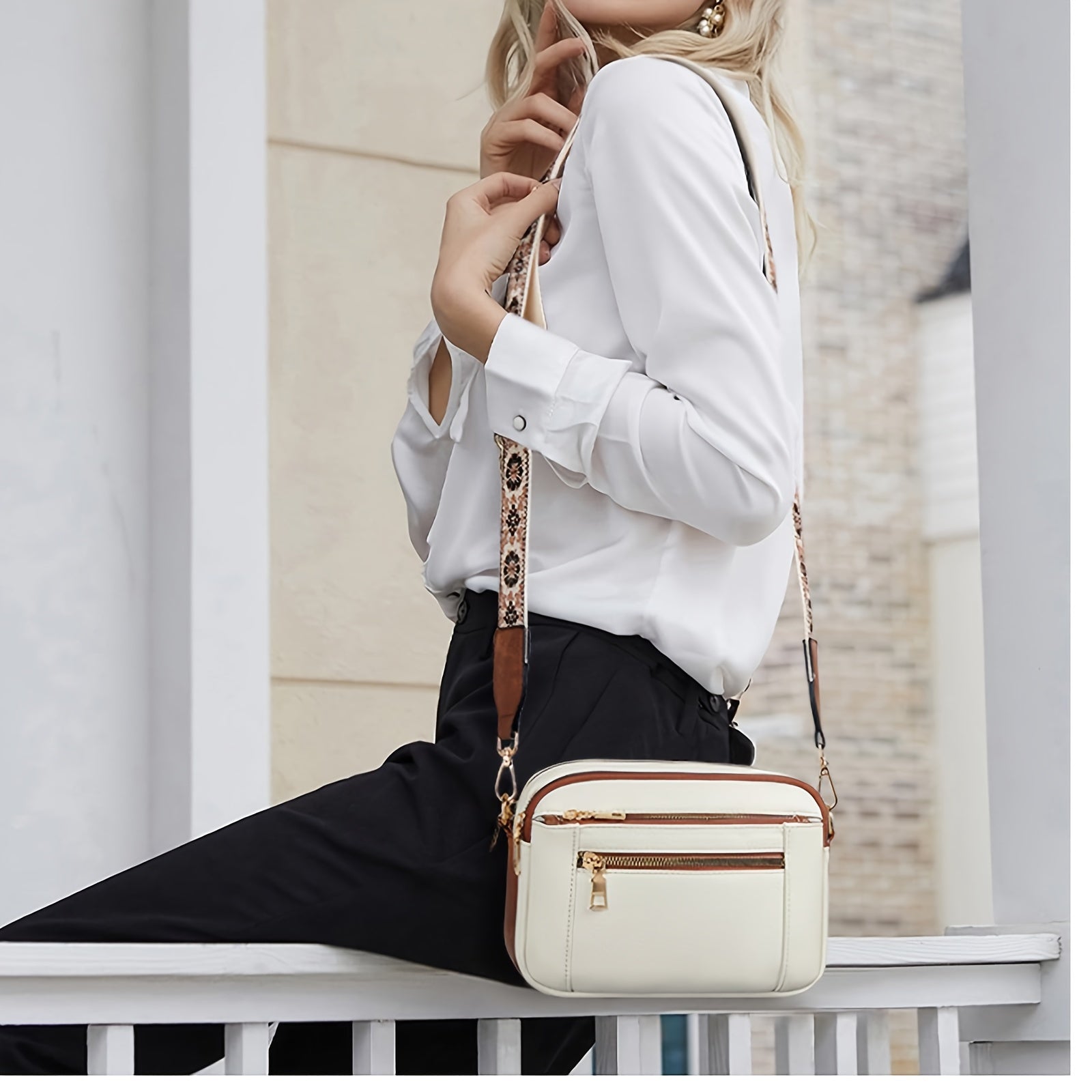 Renata | Vegan Leather Crossbody Bag