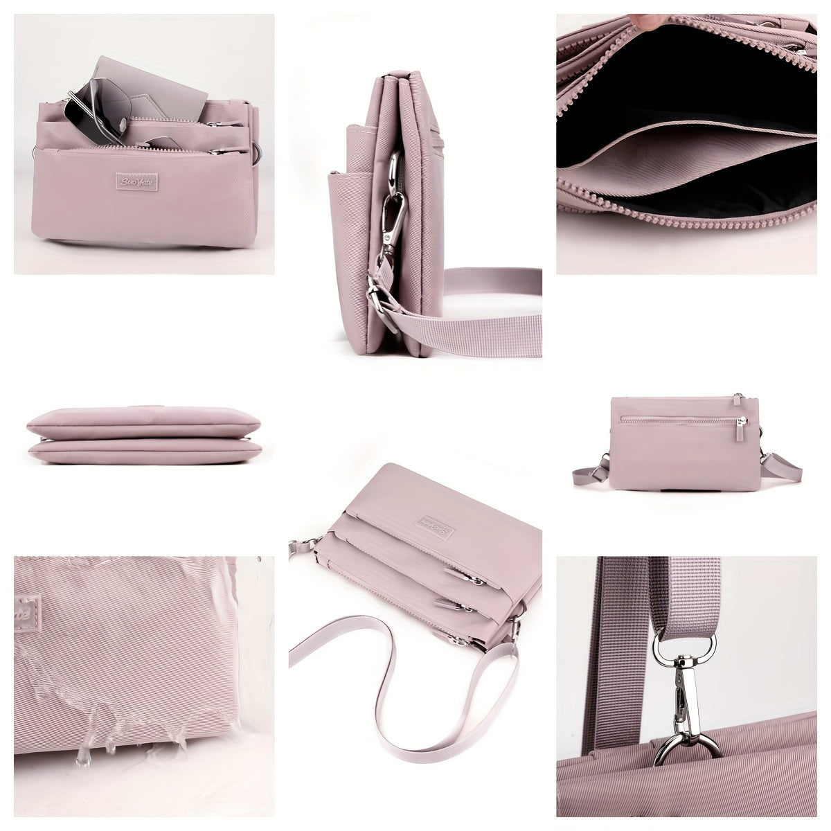 Caroline | Compact Multi-Layer Crossbody Bag