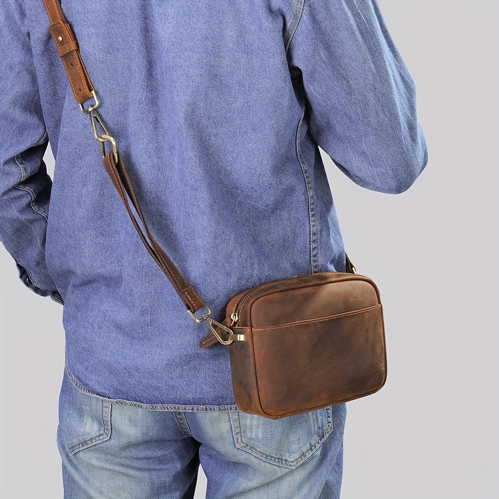 Noah | Premium Cowhide Leather Crossbody Sling Bag