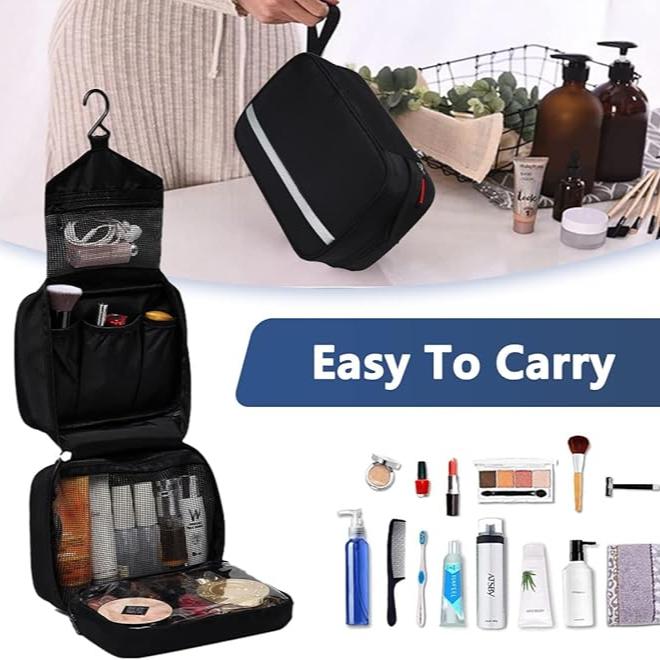 Sam | Water-Resistant Large Hanging Cosmetic Toiletry Travel Bag