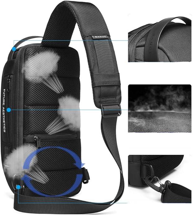 Mac | Men's Waterproof Anti-theft Crossbody Sling Travel Bag