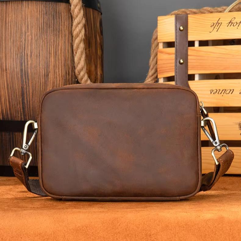 Noah | Premium Cowhide Leather Crossbody Sling Bag