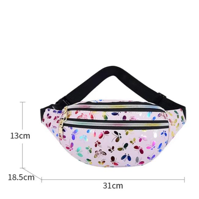 Alina | Women's Butterfly Printed Crossbody Fanny Pack Bum Bag