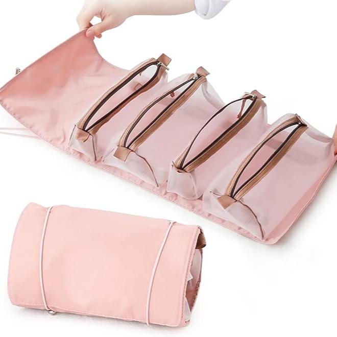 Lily | Large-Capacity Waterproof Foldable Hanging Toiletry Cosmetic Travel Bag